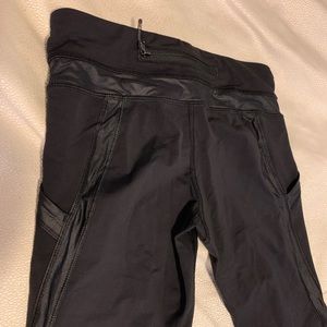 Perfect condition! Crop lululemon black leggings